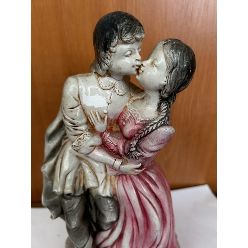 82 - Vintage Italian Romeo & Juliette Porcelain Figurine (26cm H.)