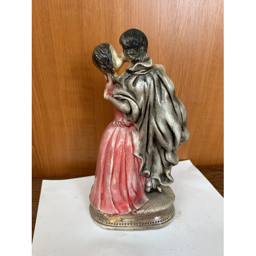 82 - Vintage Italian Romeo & Juliette Porcelain Figurine (26cm H.)