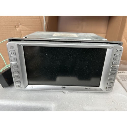 486 - Matsushita Japan Car DVD Receiver with Monitor Model 08545-00K81