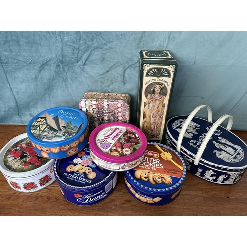 59 - Collection of 7 Vintage Collectible Tin Boxes