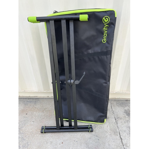 20 - Keyboard Folding Stand and Gravity Bag (A/F - Needs Securing Bolt)