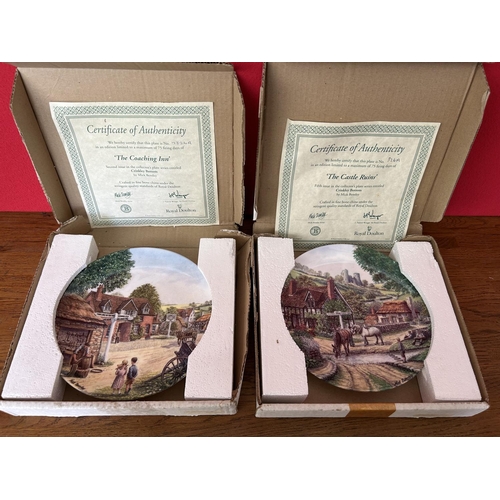 53 - x2 Royal Doulton Limited Edition Decorative Plates with Certificate (Unused, in Box)