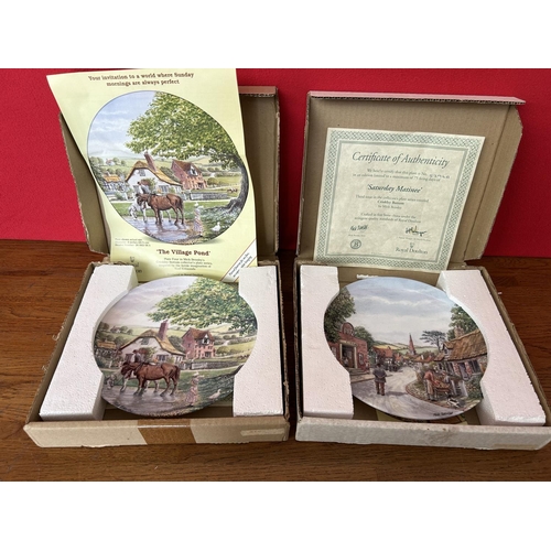 54 - x2 Royal Doulton Limited Edition Decorative Plates with Certificate (Unused, in Box)