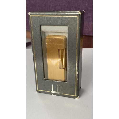 52 - Dunhill Gold Plated Cigarette Lighter