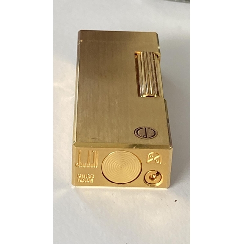 52 - Dunhill Gold Plated Cigarette Lighter