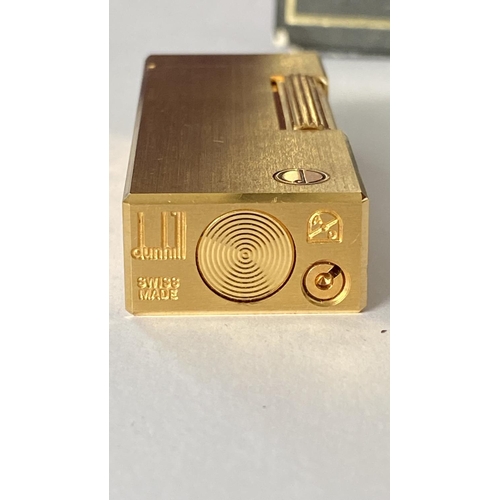 52 - Dunhill Gold Plated Cigarette Lighter