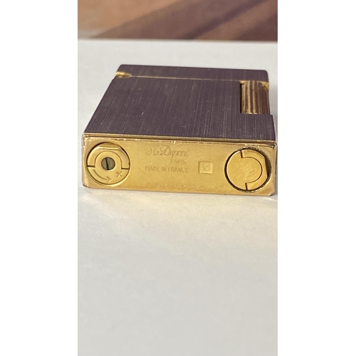 85 - St.Dupont Gold and Platinum Plated Lighter