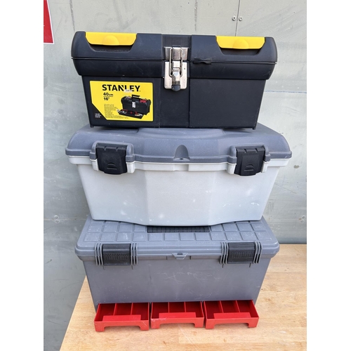 38 - Stanley, Keter and Tuff-Stuff Tool Boxes