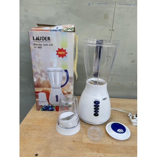 566 - Lauder Germany Blender with Mill (A/F - Missing Top Cover)