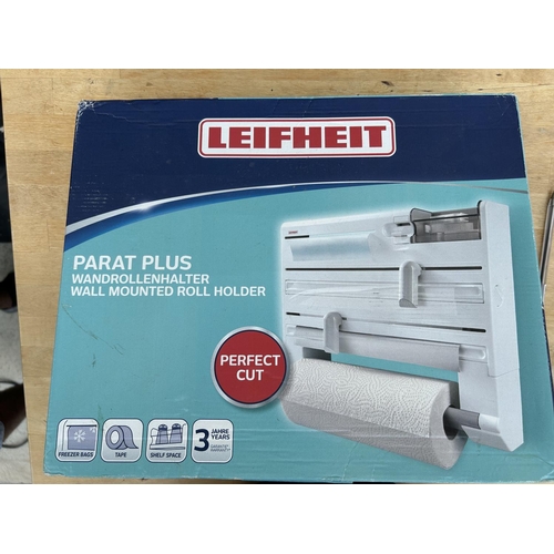 77 - Leifheit Wall Mounted Roll Holder