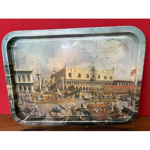 596 - Collection of 3 Old Trays