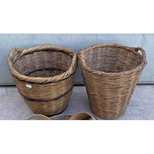 19 - Cyprus Traditional Woven Baskets and Sieves