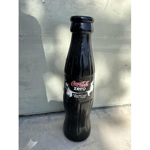 543 - Collectible Big Coca-Cola Zero Plastic Bottle (100cm H.)