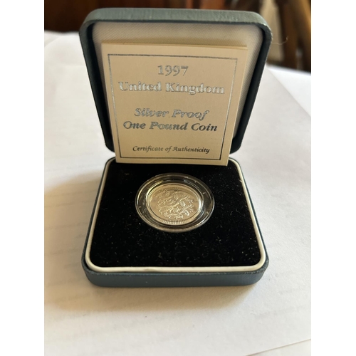 593 - UK 1997 Silver Proof Coin