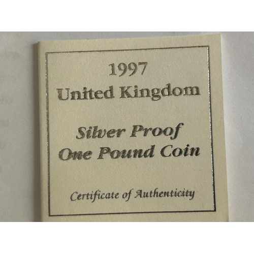 593 - UK 1997 Silver Proof Coin