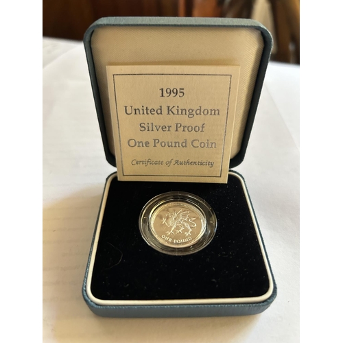 594 - UK 1995 Silver Proof Coin