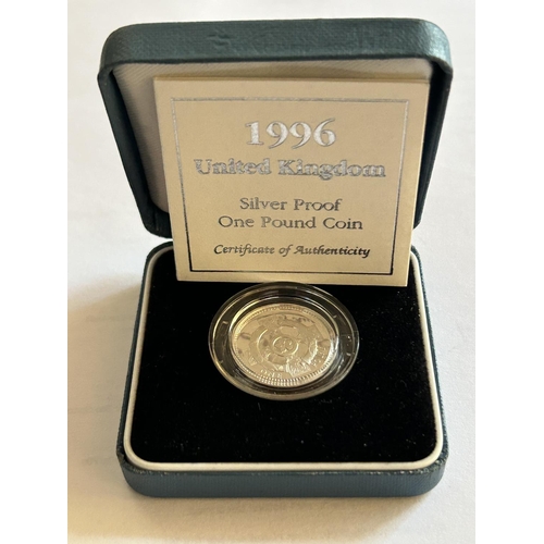 595 - UK 1996 Silver Proof Coin