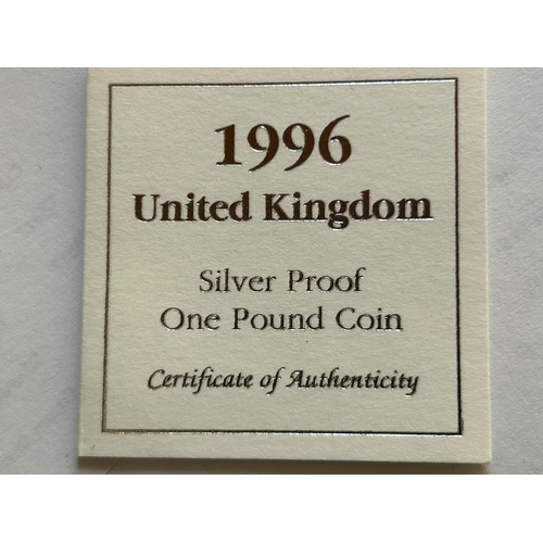 595 - UK 1996 Silver Proof Coin