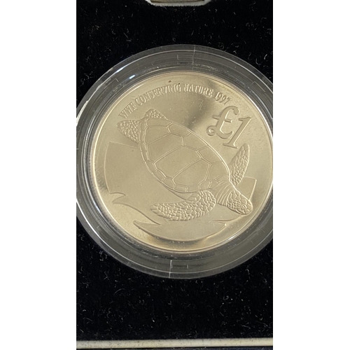 600 - Silver Proof 1997 £1 Commemorative Silver Coin