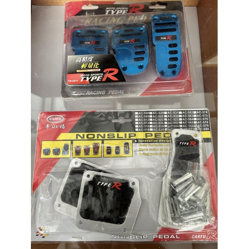 617 - x3 Non-Slip Car Pedals (Unused, Boxed)