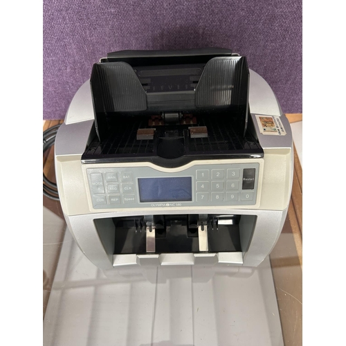 35 - Olympia NC580 Banknote Counter/Counterfeit Detector Machine