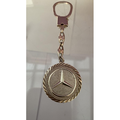 31 - Silver 925 Mercedes Key Ring