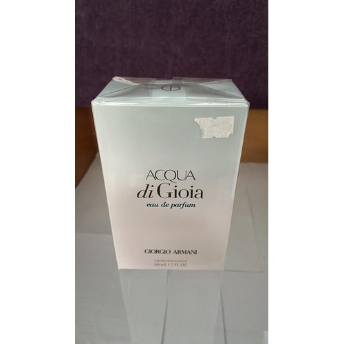 8 - Giorgio Armani Acqua Di Gioia Eau De Parfum Vaporisateur Spray 50ml (Unused)