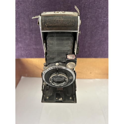 1 - Vintage Folding Camera Vario Rodenstock Munchen 1:4.5 f = 10.5cm