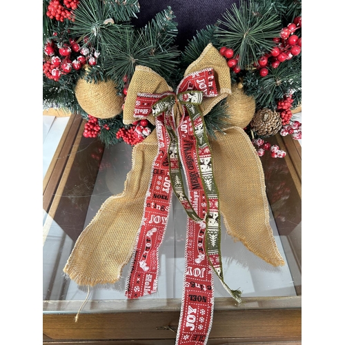 16 - Large Merry Christmas Decorative Wreath