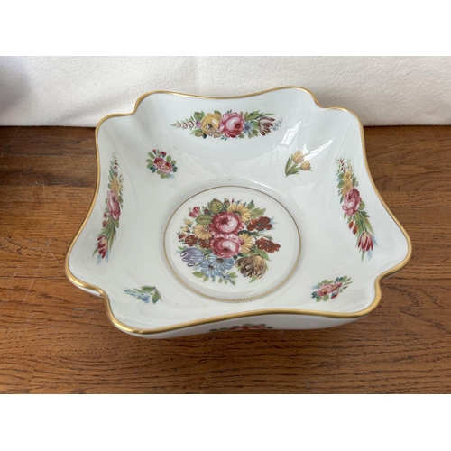 4 - Limoges France Porcelain Floral Square Bowl - Taken Back on 12/12/2024