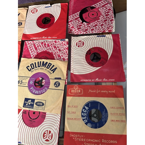 44 - Collection of 10 Vintage 1960's/70's Vinyl Records 45rpm: Aphrodite Child (x2), Animals (x3) and Kin... 