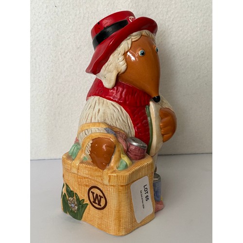 65 - The Wombles Elizabeth Bereford Ceramic Money Box ( 18cm H. )