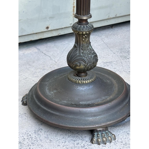 55 - Flemish Style Floor Lamp with 6 Candle Lamp Holders