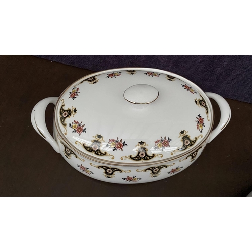 39 - x2 Wren China Staffordshire England Lidded Casserole Vegetable Tureens