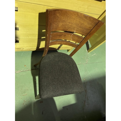 50 - Wooden Upholstered Desk Chair - Code AM6742Y