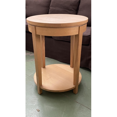 6 - American Drexel Heritage Occasional Side Table in Light Wood Finish - Code AM6997X