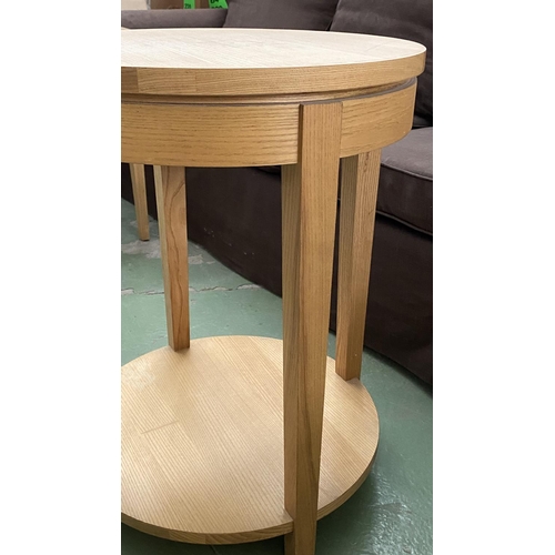 6 - American Drexel Heritage Occasional Side Table in Light Wood Finish - Code AM6997X