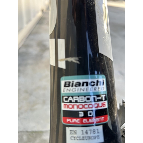 57 - Inteso Yankie Bianchi Carbon-T Professional Racing Bicycle with Rim Brakes