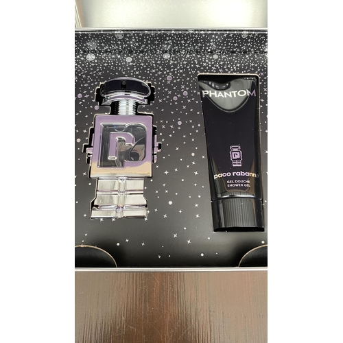 101 - Phantom by Paco Rabanne Set of Eau de Toilette Natural Spray and Shower Gel For Men