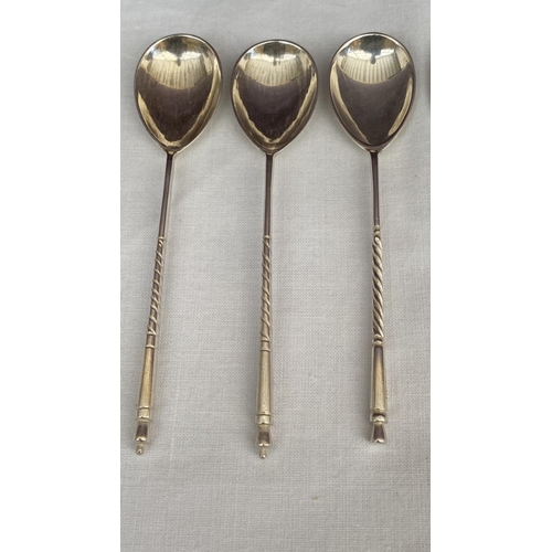 11 - x6 Vintage Cypriot Silver 800 Tea Spoons (82gr)