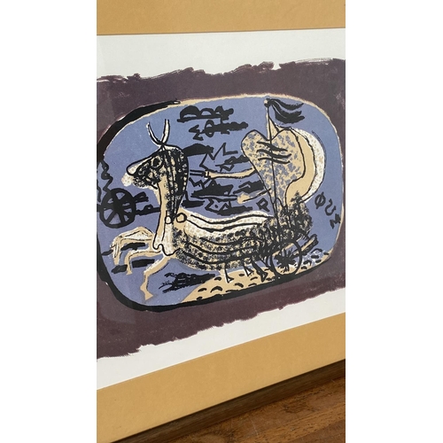 106 - 'Phaethon 1945' by Georges Braque (1882-1963) Modern Art Color Framed Print (47 x 39cm)