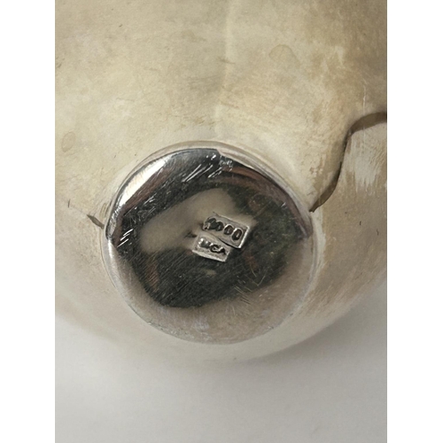 15 - Silver 1000 Miniature Amphora and Silver 925 Dish (50.5gr)