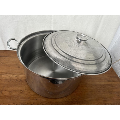 150 - Oversized Stainless Steel Cooking Pot