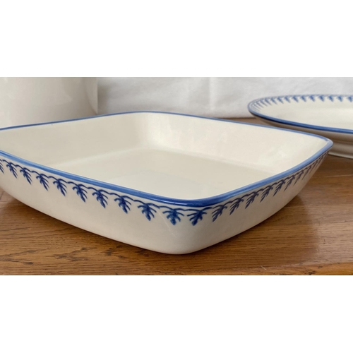 181 - Ulster Ceramics UK Set of 3 Genuine Hand Painted Cookware Incl. Oversize Serving Platter and Cassero... 