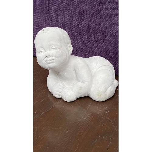 73 - x2 China Baby Stone Sculptures