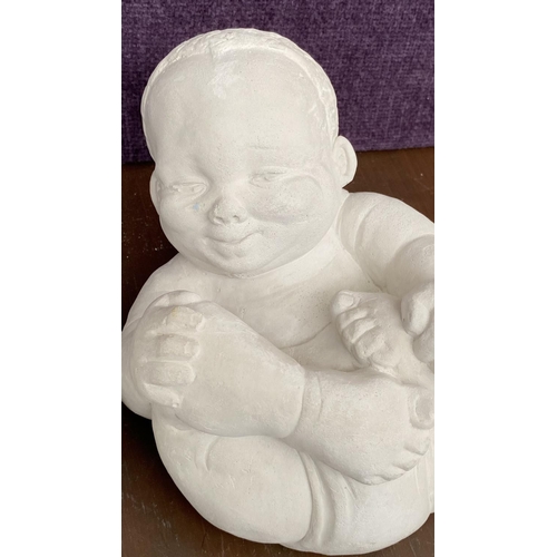 73 - x2 China Baby Stone Sculptures