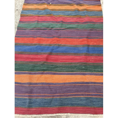 192 - Large Colorful Rug (263 x 165cm)