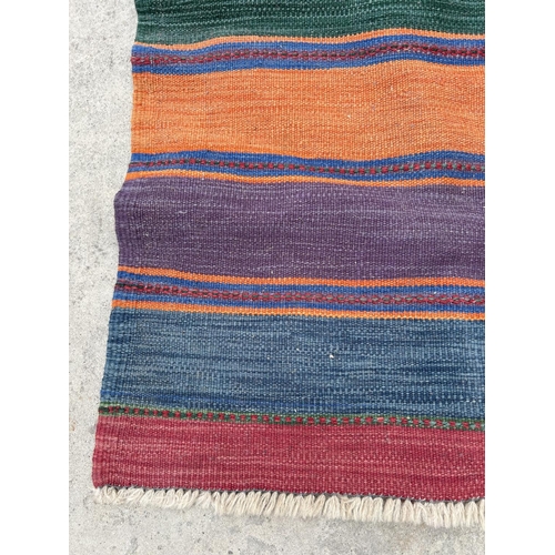 192 - Large Colorful Rug (263 x 165cm)