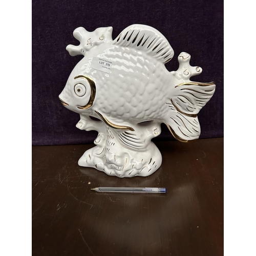 376 - Vintage Ceramic Fish Figure Decor