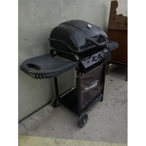 154 - Omega Black Garden Gas Barbeque Grill on Castors